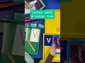 Join us at our letter table during center time for a multi-sensory learning experience In this
