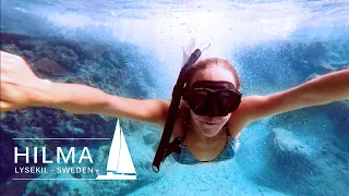 Cristal clear water at the coral island Niue, Ep 38 Hilma Sailing