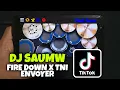 LAGU ACARA TERBARU 2021 TIK TOK - DJ SAUMW FIRE DOWN TIKTOK | REAL DRUM COVER
