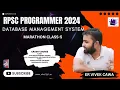 RPSC PROGRAMMER 2024 DBMS MARATHON - 3 Er Vivek Cawa