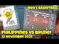 PHILIPPINES vs BRUNEI DARUSSALAM Men Basketball 14th ASEAN Schools Games 2025