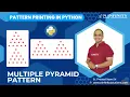 Pattern Printing in Python Session 19 Multiple Pyramid Pattern Printing Prasad Sir