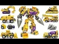Download Lagu Transformers JINBAO G2 Yellow Devastator + Upgrade kit Combine Construction Vehicles Robot Toys