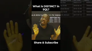 SQL DISTINCT