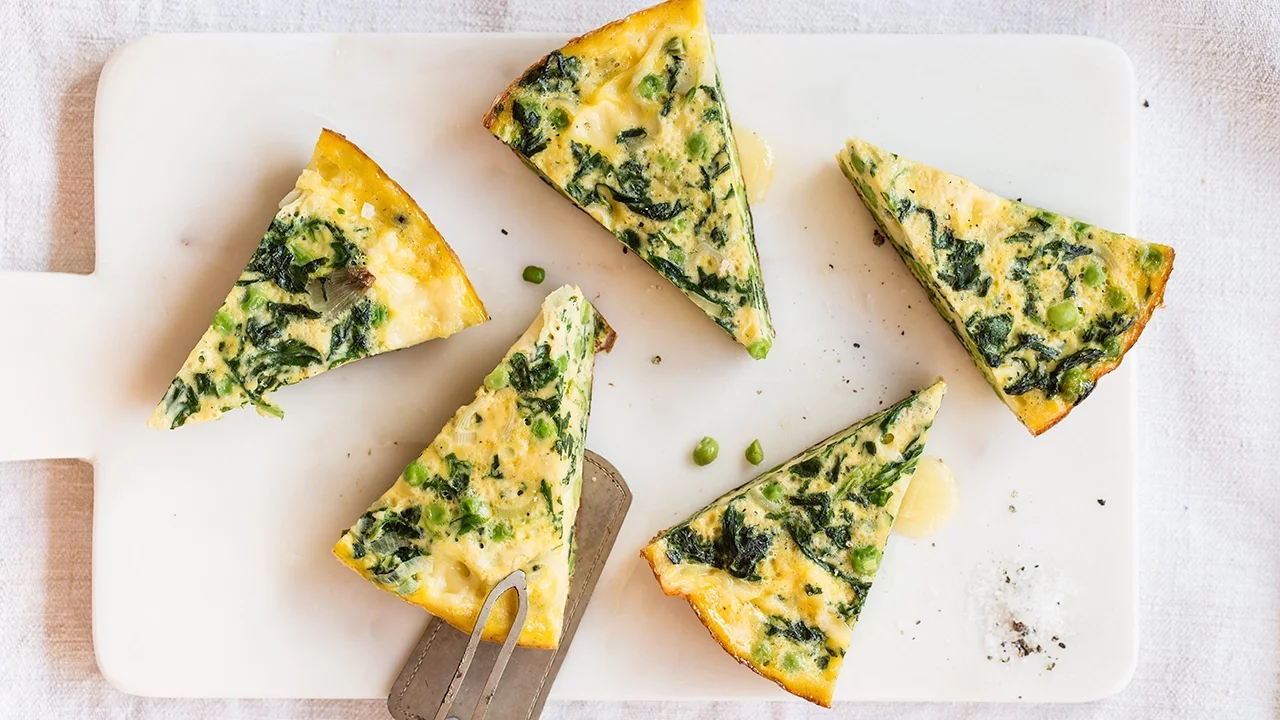 Tilsiter-Frühlings-Frittata