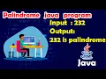 palindrome number frequently asked interview question java program