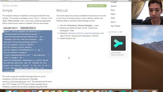 Django Tutorial 2 - Installing Sublime Package Control and Django