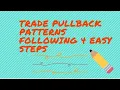 Trade Pullback Patterns following 4 EASY steps