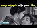Lagu அன்று வந்ததும் அதே நிலா Sad Song | Andru Vandhadhum| பெரிய இடது பெண் | MGR | Sarojadevi | TMS.