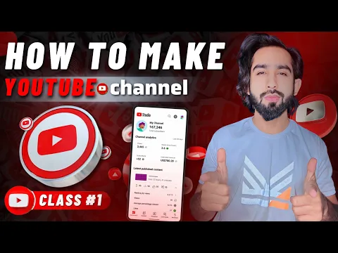 Download MP3 How To Make YouTube Channel - YouTube Channel Kaise Banaye - YouTube Tutorial For Beginners Class #1