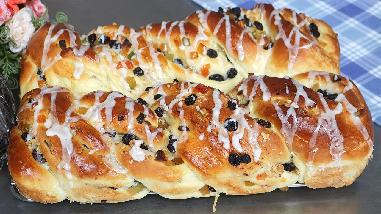 ROSCA DOCE COM FRUTAS CRISTALIZADAS!