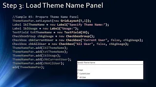 11 Java AWT Wizard Pages using CardLayout Manager and Panels