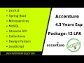 Accenture Recent Interview question list Java Developer