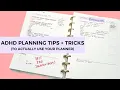 AD Tips Tricks to Actually USE Your Planner
