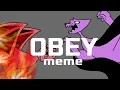 OBEY meme FLASH WARNING