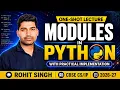 Modules in Python Class 11 Computer Science One Shot