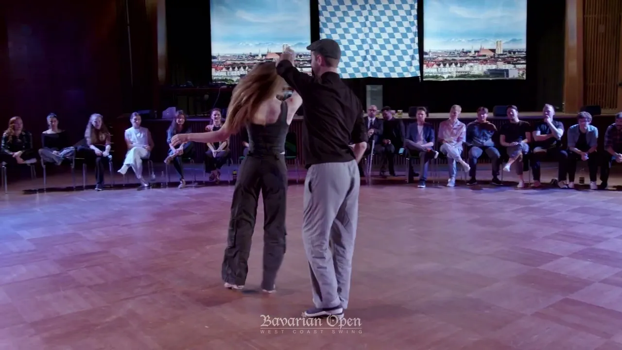 Attila Kobori & Mackenzie Keister - 3rd place All-Stars Jack&Jill Finals - Bavarian Open 2024