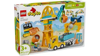 LEGO 10476 Instructions | Duplo | 3 in 1 Construction Site and Vehicles | All Books