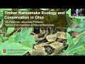 Timber Rattlesnake Ecology and Conservation in Ohio - November 20 2020