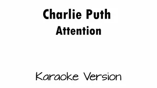 Download Charlie Puth -attention (karaoke version) MP3