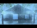 Download Lagu Have A Good Night's Sleep with Intense Rain \u0026 Thunder Rumbling on The Weak Metal Roof in the Night