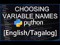 Python Programming for Beginners - 7 Choosing Variable Names