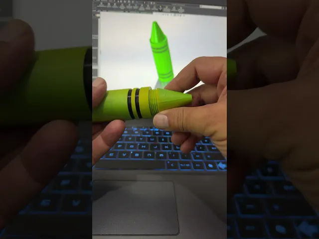 Crayon Storage Capsule | Threaded Container video thumbnail