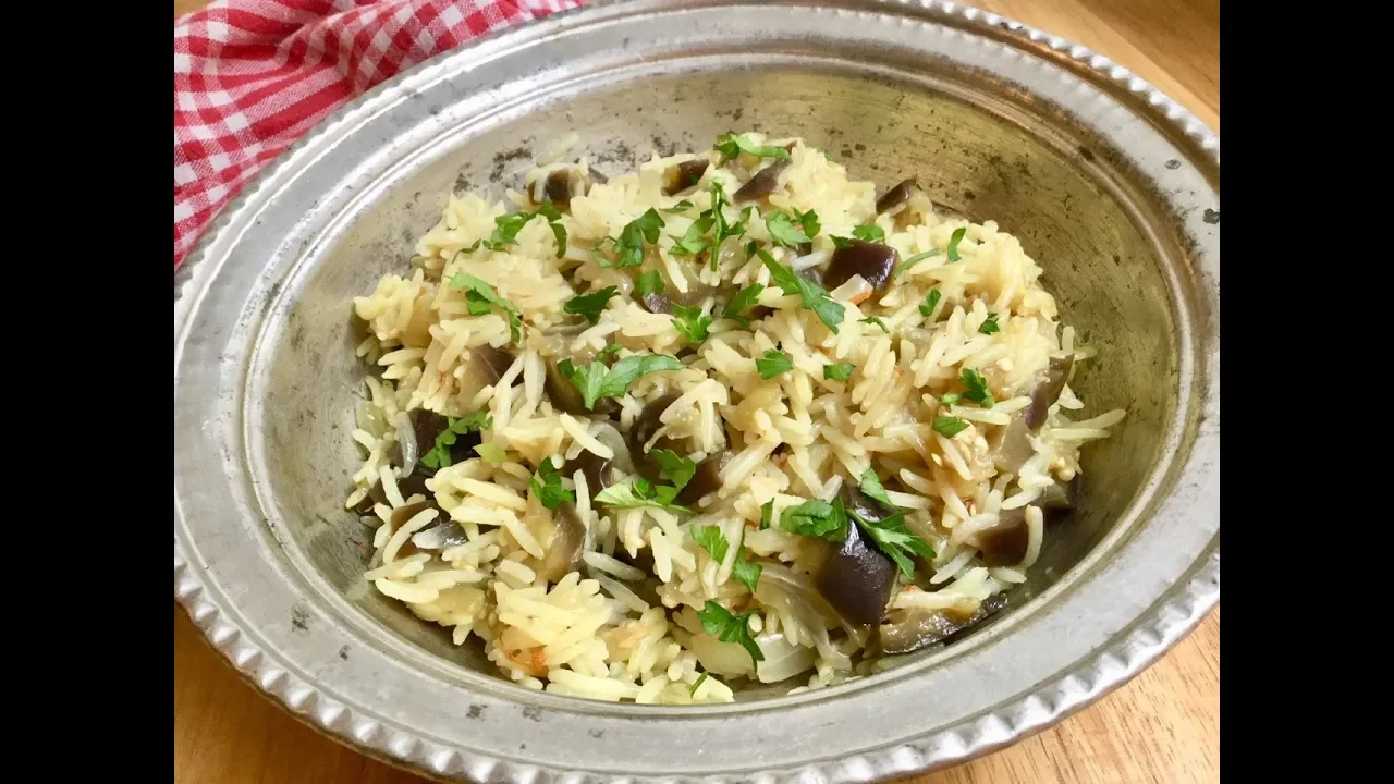 RICE WITH EGGPLANT RECIPE