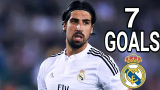 جميع اهداف سامي خضيرة مع ريال مدريد 7 اهداف HD تعليق عربي 