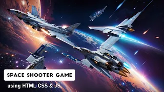 Build a Space Shooter Game using HTML CSS JavaScript