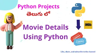 Movie Details Using Python Python Projects in Telugu Nerchuko