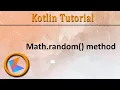 Kotlin Tutorial Math random