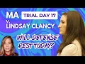 LIVE LINDSAY CLANCY Trial Day 17