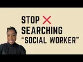 Job Titles Social Workers Should Search That Aren t Social Worker Social Work Career