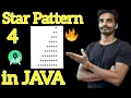 Star Pattern-4 in JAVA for Beginners in Detail