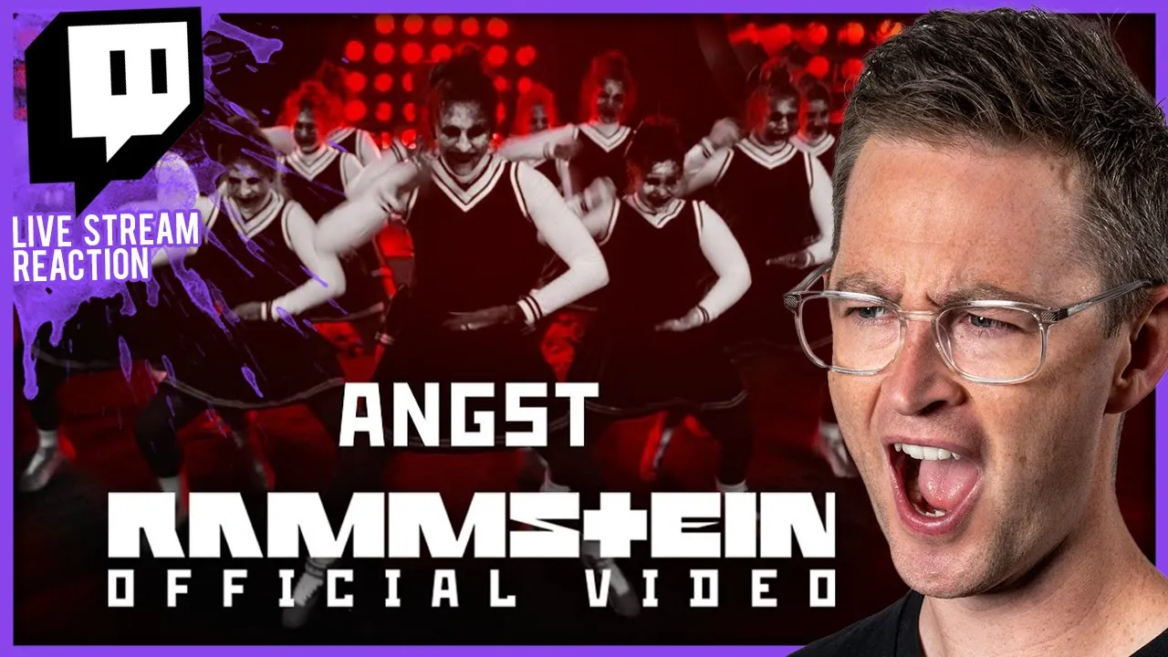 Rammstein - Angst REACTION // Twitch Stream Highlight // Australian Metal Dad Reacts