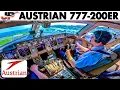 Lagu Austrian Boeing 777-200ER Cockpit Maldives to Vienna