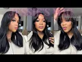 Download Lagu A Stunner 😍 Layered Cut Curtain Bangs from Jessie’s Wig | Wig Review