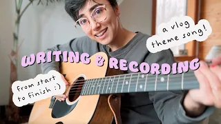 Writing and recording a theme song for my videos! | Alex Blue