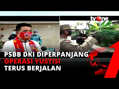 PSBB Jakarta Diperpanjang Hingga 11 Oktober, Operasi Yustisi Terus Berjalan | tvOne