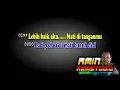 PASRAH || Leo Waldy || KARAOKE Nada PRIA