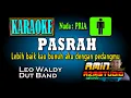 PASRAH || Leo Waldy || KARAOKE Nada PRIA