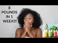 HOW I LOST 8 POUNDS IN 1WEEK SMOOTHIE DIET RESULTS