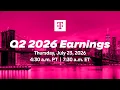T-Mobile Q2 2026 Earnings Call Livestream