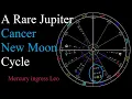 Download Lagu Astrology June 24-30 2025 Cancer New Moon conj Jupiter -Mercury ingress Leo opp Pluto into Rx Shadow