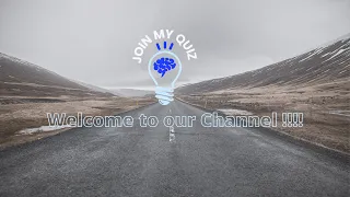 Welcome to Join My Quiz Channel Trailer