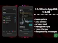 Download Lagu New Update RA-WhatsApp iOS V8.70 | Terbaru 2021