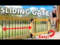 DIY Sliding Gate Fix a Sagging Gate