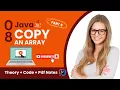 Arrays in Java How to copy arrays in java using system arraycopy