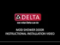 Installing Delta Mod Shower or Bathtub Door Instructions and Pro Tips